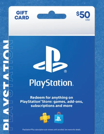 50$-US PSN Gift Card (Email Delivery)